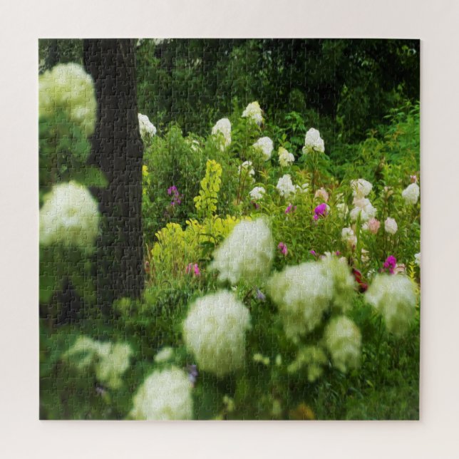 Puzzle Limelight Hydrangeas dans My Rubio Garden (Vertical)