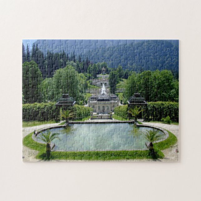 Puzzle Linderhof Palace Allemagne. (Horizontal)