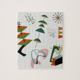 Puzzle L'inspiration atomique de Retro Eames-Era