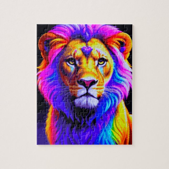 Puzzle Lion (Vertical)