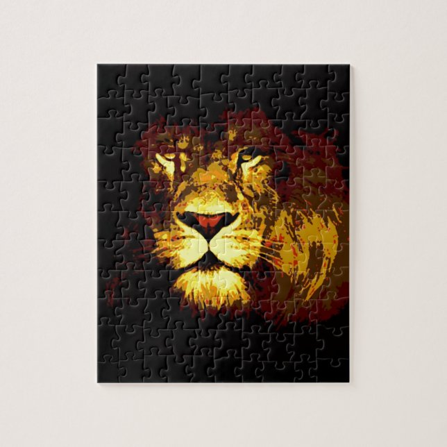 Puzzle Lion (Vertical)