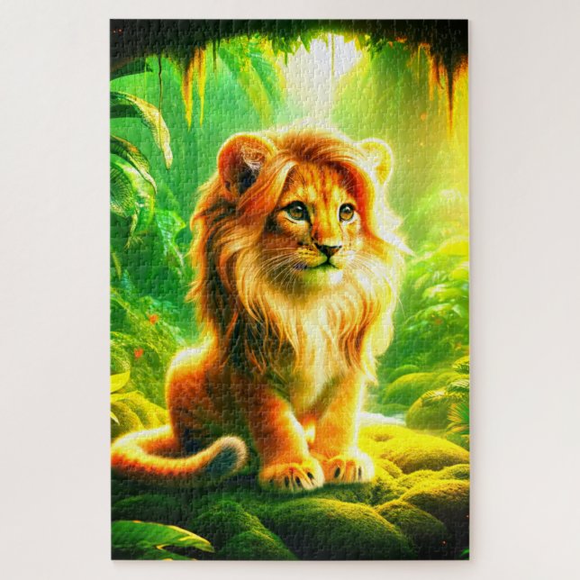Puzzle Lion (Vertical)