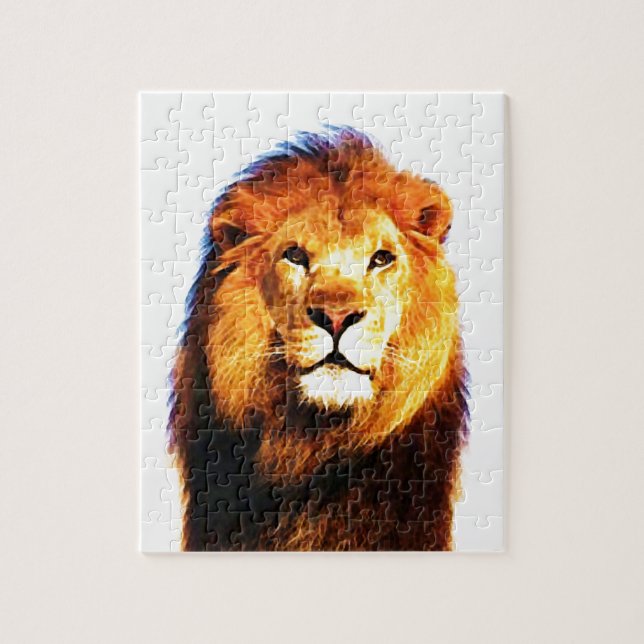 Puzzle Lion (Vertical)