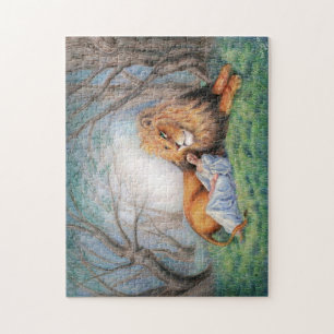 Puzzle lion