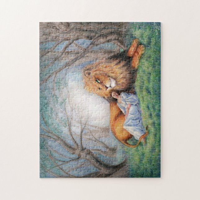 Puzzle lion (Vertical)