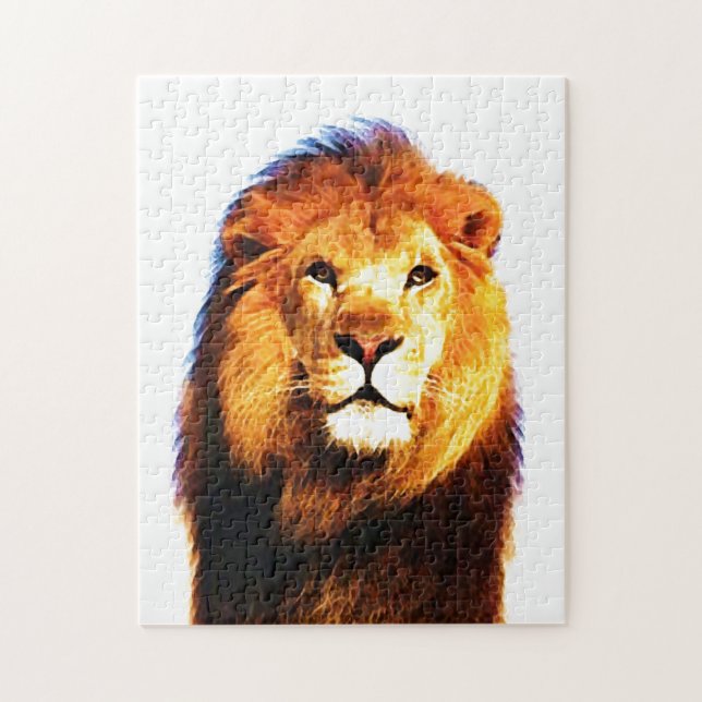 Puzzle Lion (Vertical)