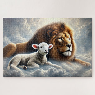 Puzzle Lion and Lamb