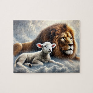 Puzzle Lion and Lamb