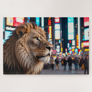Puzzle Lion dans le Carré du Times