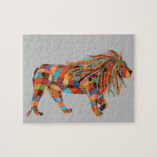 Puzzle Lion de Patchwork