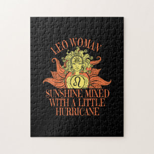 Puzzle Lion femme Zodiac Signal Juillet Août Anniversaire