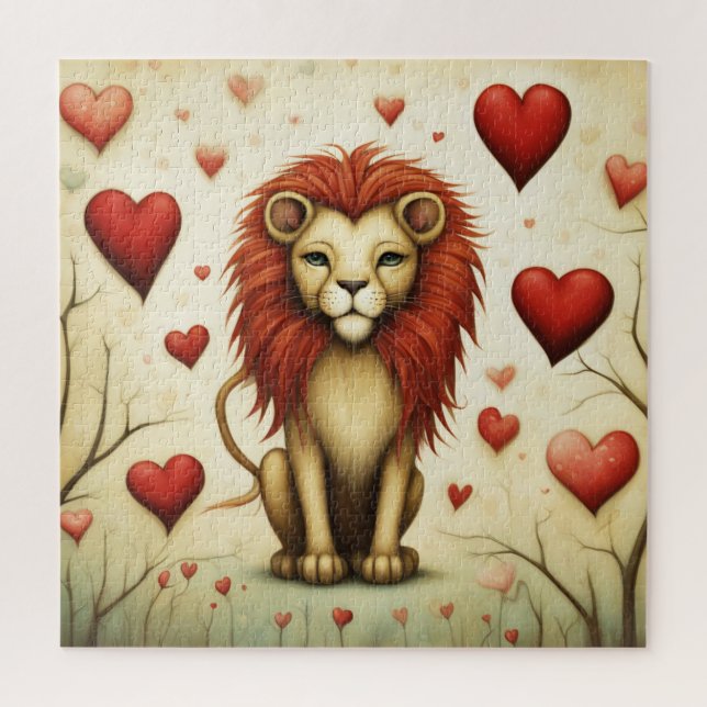 Puzzle Lion Love 2 (Vertical)