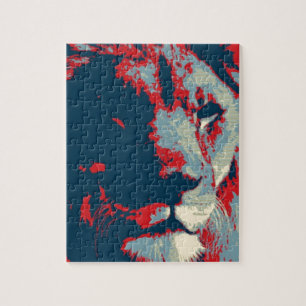 Puzzle Lion Pop Art