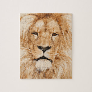 PUZZLE LION PORTRAIT