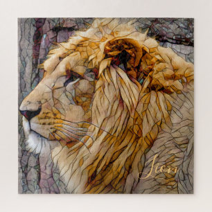 Puzzle Lion [Puzzle carré]
