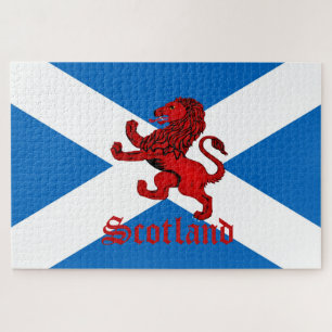 Puzzle Lion Rampant d'Écosse, ancien Lion Rampant Rouge