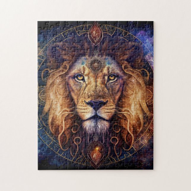Puzzle Lion Spirit Mandala Art Visionnaire (Vertical)