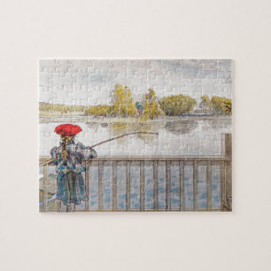 Puzzle Lisbeth Fishing par Carl Larsson