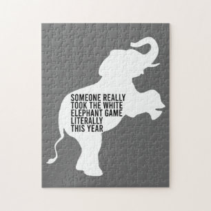 Puzzle Littéralement le plus drôle des cadeaux d'éléphant