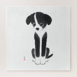 Puzzle Little Ink Pup – Édition White Challenge