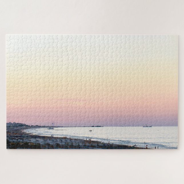 Puzzle Littoral italien minimal difficile du paysage mari (Horizontal)