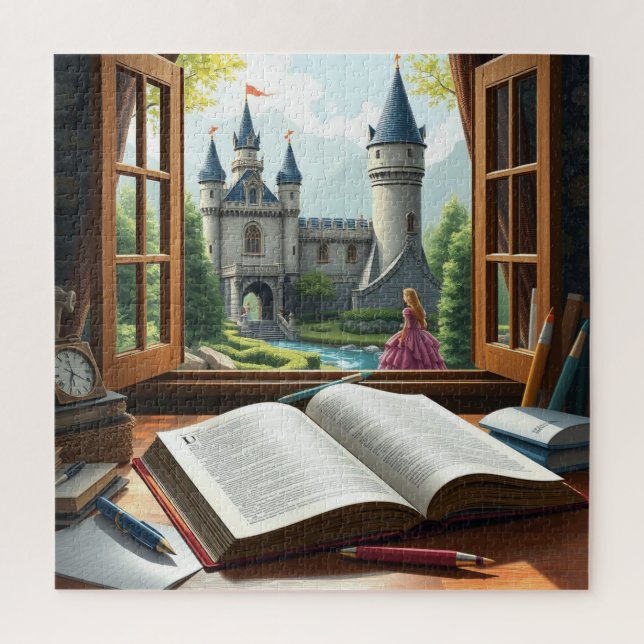 Puzzle Livre À propos de Princesse et Château (Vertical)