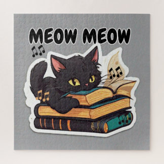 Puzzle Livre de lecture de Meow Meow Cat