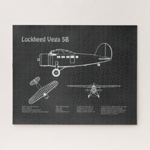 Puzzle Lockheed Vega 5B - Plans d'avion PD
