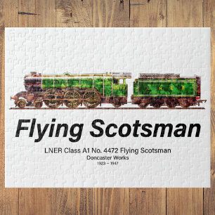 Puzzle Locomotive à vapeur anglais Flying Scotsman