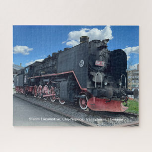 Puzzle Locomotive à vapeur, Cluj-Napoca, Roumanie, sur un