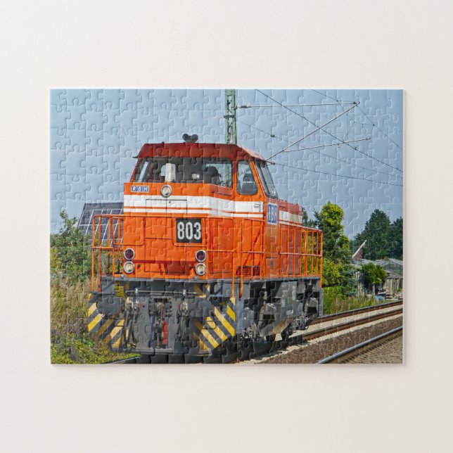 Puzzle Locomotive Diesel Maine. (Horizontal)
