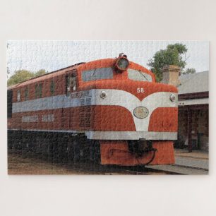 Puzzle Locomotive Old Ghan, Alice Springs, Australie