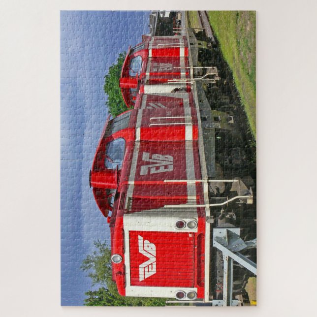 Puzzle Locomotives diesel Allemagne. (Vertical)