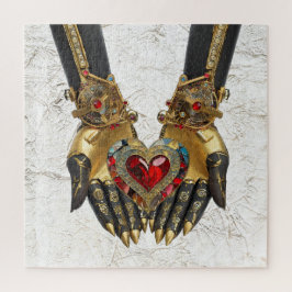 Puzzle L'offre - Coeur dans les mains