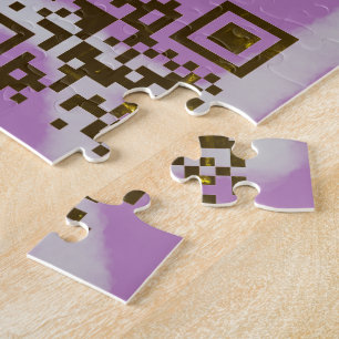 Puzzle Logo personnalisé simple et élégant ici société j