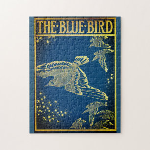 Puzzle L'oiseau bleu - couverture vintage