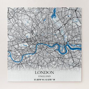 Puzzle Londres Angleterre Royaume-Uni City Plan Voyage