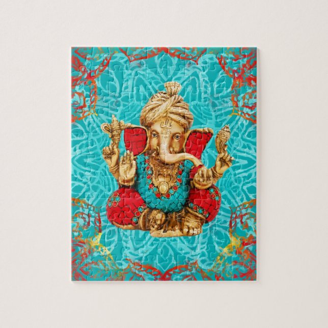 Puzzle Lord Ganesha - Médias mixtes (Vertical)