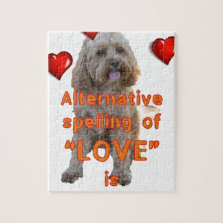 Puzzle l'orthographe alternative de l'AMOUR est CAVOODLE