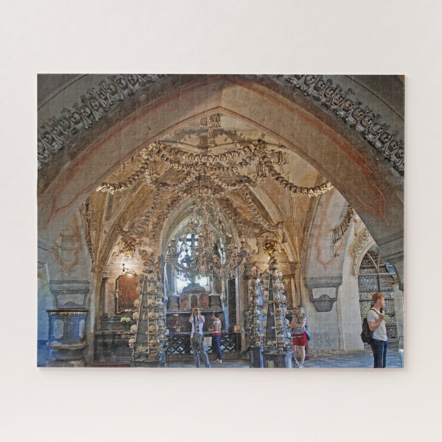 Puzzle L'ossuaire dans Sedlec ou l'église de tous les (Horizontal)