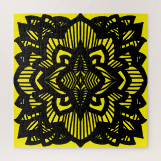 Puzzle Lotus mandala design Sac cadeau Magnet carte