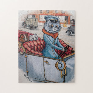 Puzzle Louis Wain - Chauffeur de chat - Anthropomorphisme