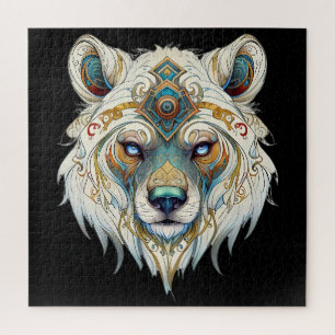 Puzzle Loup spirituel amérindien