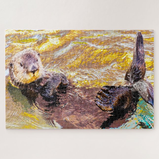 Puzzle Loutre de mer (Horizontal)