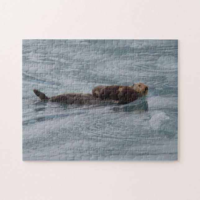 Puzzle loutre de mer (Horizontal)