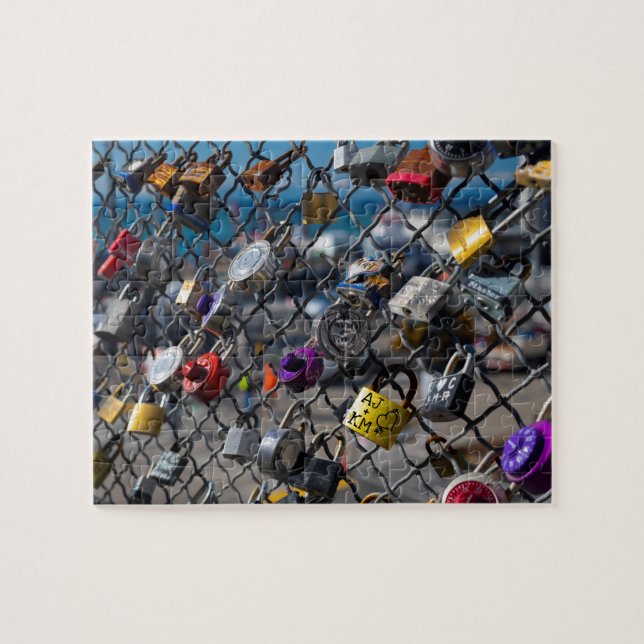 Puzzle Love Locks (Horizontal)