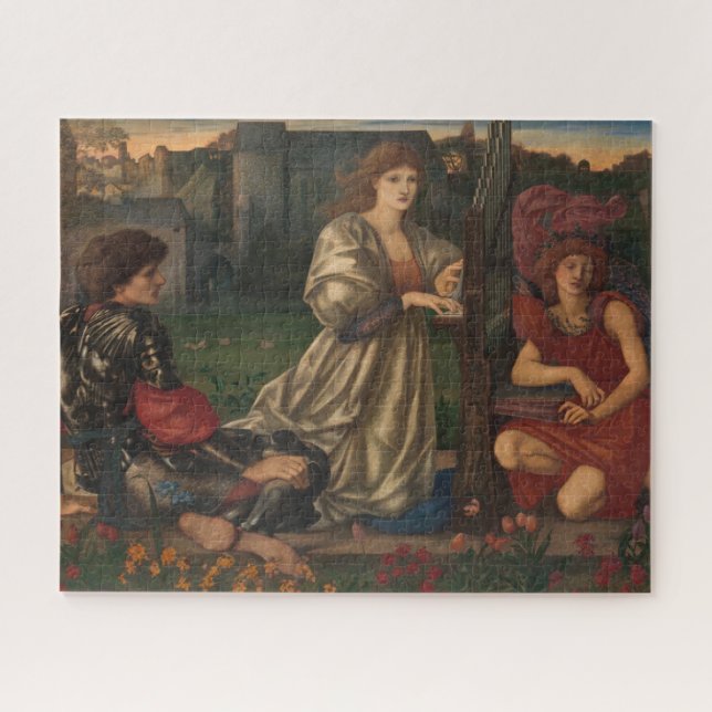 Puzzle "Love Song" d'Edward Burne-Jones (Horizontal)