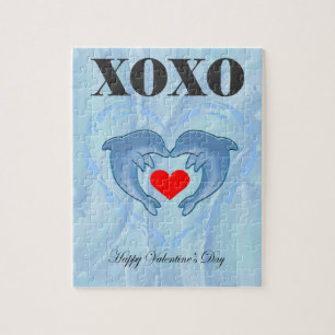 Puzzle Love Valentines Day xoxo dauphin