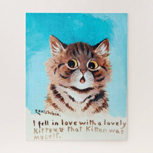 Puzzle Lovely Kitten, Louis Wain