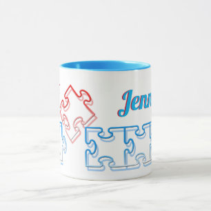 Puzzle Lover Personalisiert Puzzle Tasse
